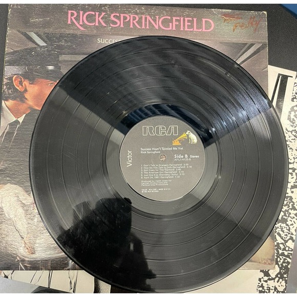 Rick Springfield Success Hasn't Spoiled Me Yet 12" LP Vinyl Record Album 1982 - Picture 2 of 3